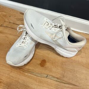 Brooks Women's Athletic Shoes in White and Cream